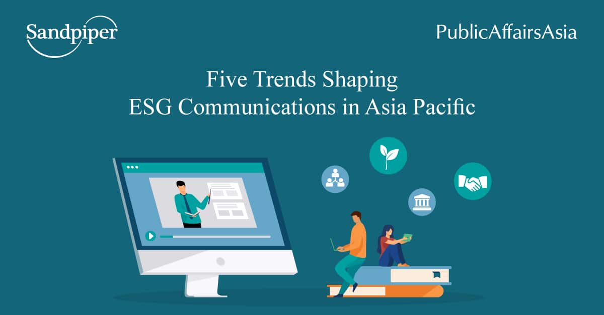Report: Five Trends Shaping ESG Communications in Asia Pacific