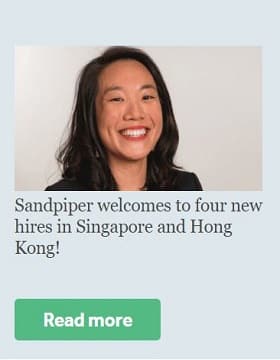 Sandpiper welcomes to four new hires in Singapore and Hong Kong