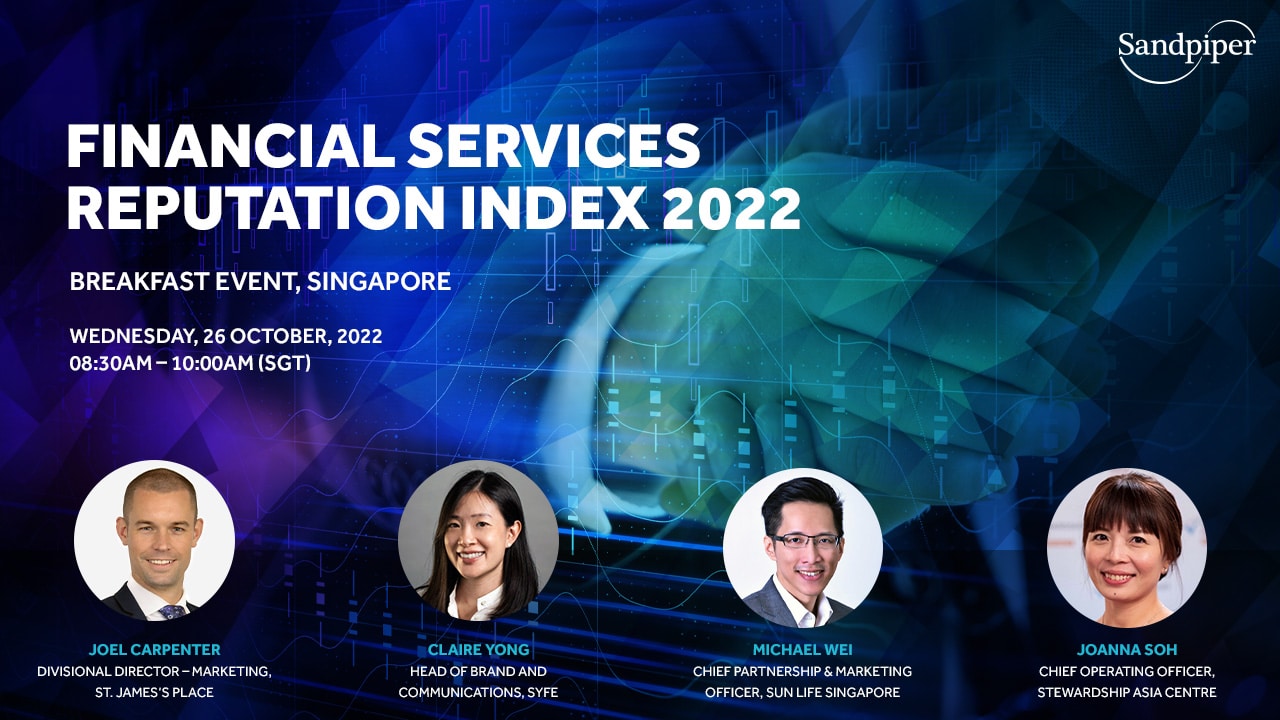 Financial Service Reputation Index 2022 Event